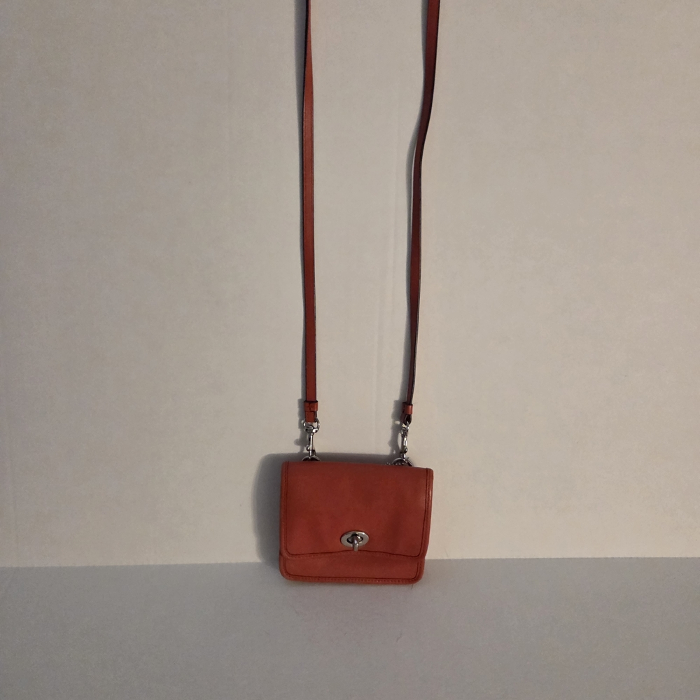 Coach Vibrant Orange Crossbody Bag